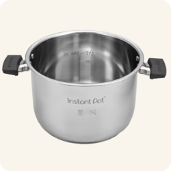 Vas interior din otel inoxidabil pentru  8L / 7.6L cu manere Instant Pot